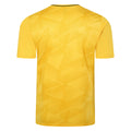 Yellow-Empire Yellow - Back - Umbro Mens Triassic Logo Short-Sleeved Jersey