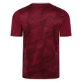 Claret Red-Tawny Port - Back - Umbro Mens Triassic Logo Short-Sleeved Jersey