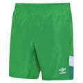 Emerald-Lush Meadows-Brilliant White - Front - Umbro Childrens-Kids Training Shorts