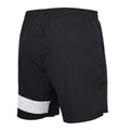 Black-Carbon-Brilliant White - Back - Umbro Childrens-Kids Training Shorts