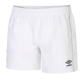 White - Front - Umbro Mens Training Rugby Shorts