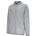 Grey Marl-Black - Side - Umbro Mens Pro Fleece Full Zip Hoodie