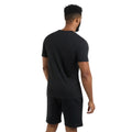 Black - Back - Umbro Mens Stacked Logo T-Shirt