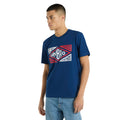 Estate Blue - Front - Umbro Mens Origins T-Shirt