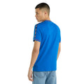 Regal Blue - Back - Umbro Mens Taped T-Shirt