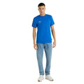Regal Blue - Side - Umbro Mens Taped T-Shirt