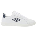 White-Dark Navy - Back - Umbro Mens Cheetham Trainers