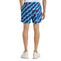 Regal Blue - Back - Umbro Mens Printed Swim Shorts