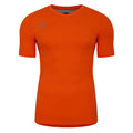 Shocking Orange - Front - Umbro Unisex Adult Elite V Neck Base Layer Top