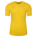 Yellow - Front - Umbro Unisex Adult Elite V Neck Base Layer Top