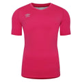 Beetroot Purple - Front - Umbro Unisex Adult Elite V Neck Base Layer Top