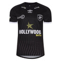 Black - Front - Umbro Childrens-Kids 23-24 Sharks Replica Home Jersey