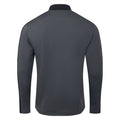 Phantom-Black - Back - Umbro Mens Quarter Zip Golf Midlayer