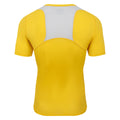 Yellow - Back - Umbro Mens Elite V Neck Base Layer Top