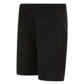 Black-White - Back - Umbro Mens Pro Fleece Shorts