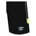 Black-Safety Yellow - Back - Umbro Mens Contrast Trim Goalkeeper Shorts