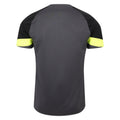 Blackened Pearl-Black-Safety Yellow - Front - Umbro Mens Contrast Sleeves Goalkeeper Jersey