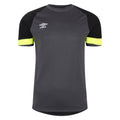 Safety Yellow-Empire Yellow-Black - Front - Umbro Mens Contrast Sleeves Goalkeeper Jersey