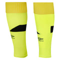 Dazzling Blue-Safety Yellow - Front - Umbro Mens Footless Socks