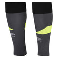 Black-Safety Yellow - Front - Umbro Mens Footless Socks