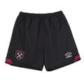 Black - Side - Umbro Childrens-Kids 24-25 West Ham United FC Away Kit