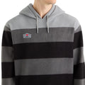 Monument - Side - Umbro Mens Multi Stripe Panelled Hoodie