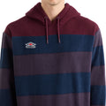 Winetasting - Side - Umbro Mens Multi Stripe Panelled Hoodie