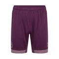 Burgundy - Front - Umbro Childrens-Kids 24-25 Brentford FC Away Shorts