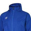 Royal Blue-White - Back - Umbro Childrens-Kids Total Training Waterproof Jacket