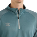 Goblin Blue - Lifestyle - Umbro Mens Sportswear Quarter Zip Sweatshirt