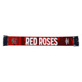 Flame Scarlet-Chilli Pepper-True Red - Back - Umbro 24-25 England Red Roses Winter Scarf