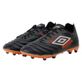 Black-White-Dragonfly - Front - Umbro Mens Tocco IV Premier Firm Ground Football Boots