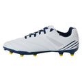 White-Poseidon-Blazing Yellow - Back - Umbro Mens Tocco IV Club FG Football Boots