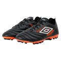 Black-White-Dragon Fire - Front - Umbro Mens Tocco Iv Pro Ag Goat Leather Football Boots