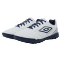 White-Poseidon-Blazing Yellow - Front - Umbro Mens Tocco Iv Club Tf Football Boots