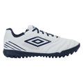 White-Poseidon-Blazing Yellow - Side - Umbro Mens Tocco Iv Club Tf Football Boots