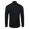 Black - Back - Umbro Childrens-Kids Optimus Quarter Zip Training Base Layer Top