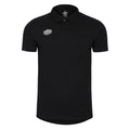 Black - Front - Umbro Unisex Adult Optimus Training Polo Shirt