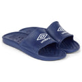 Navy-White - Back - Umbro Mens Shower Sliders