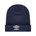 Navy - Front - Umbro Logo Beanie