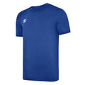 Royal Blue-White - Front - Umbro Mens Club Leisure T-Shirt