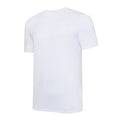 White-Black - Back - Umbro Mens Club Leisure T-Shirt