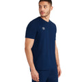 Navy-White - Pack Shot - Umbro Mens Club Leisure T-Shirt