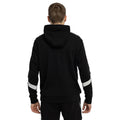 Black-Lunar Rock - Back - Umbro Mens Diamond Half Zip Hoodie