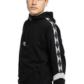 Black-Lunar Rock - Lifestyle - Umbro Mens Diamond Half Zip Hoodie