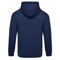 Navy-White - Back - Umbro Childrens-Kids Club Leisure Full Zip Drawstring Hoodie