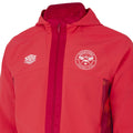 Bittersweet-Jester Red - Side - Brentford FC Mens 22-23 Umbro Waterproof Jacket