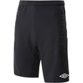 Black - Front - Umbro Mens Padded Goalkeeper Shorts