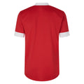 Vermillion-White - Back - Umbro Mens Tempest Jersey