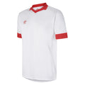 White-Vermillion - Front - Umbro Mens Tempest Jersey